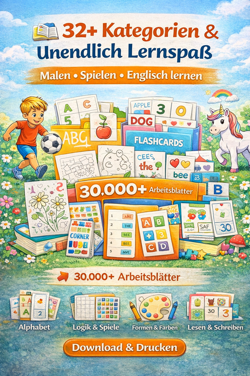 Das ultimative Lern- und Spielpaket für Kinder - Fördern Sie spielerisch das Lernen! - Monvita Hub -